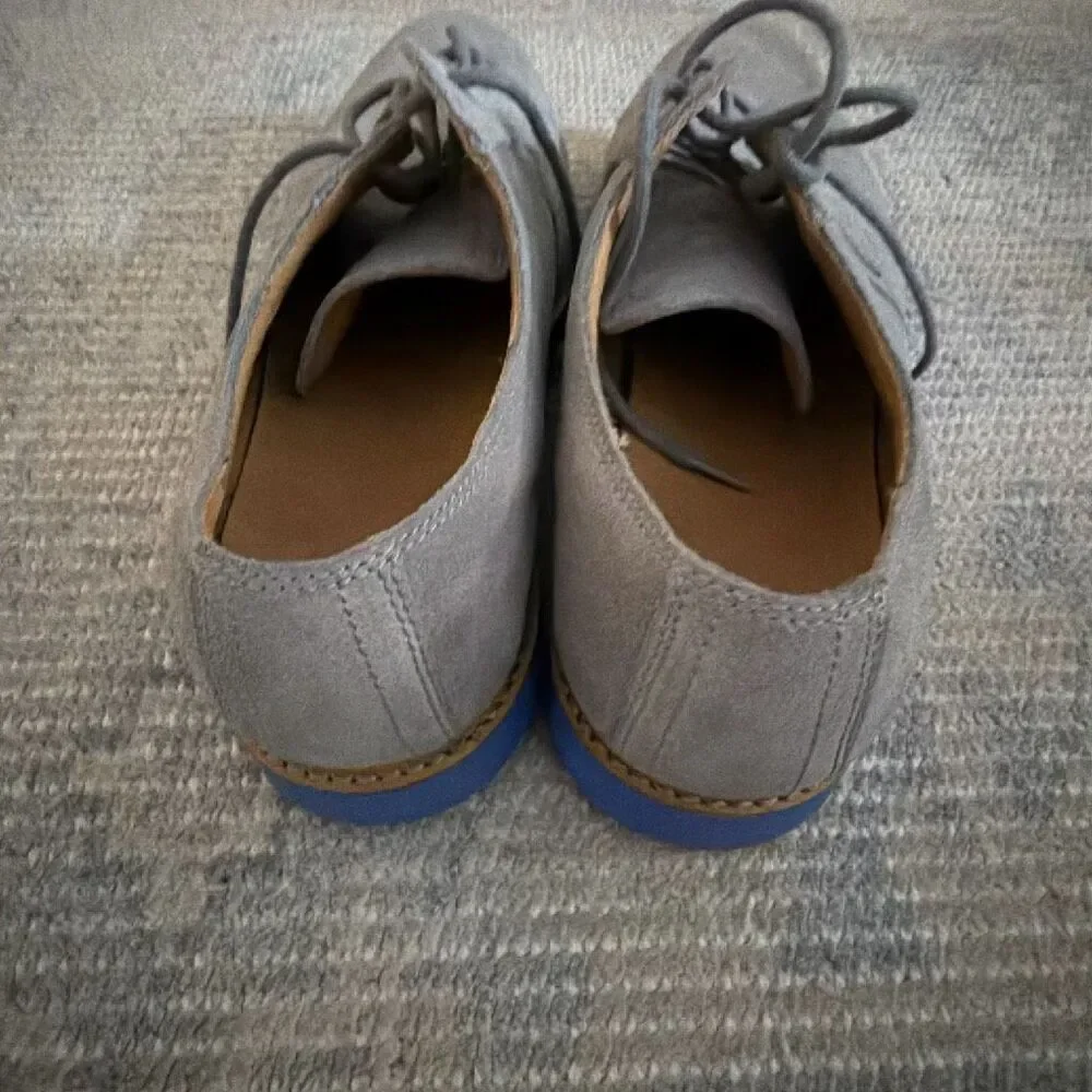 Cole Haan Men's Great Jones Plain Toe Oxfords Ironstone Suede size 9